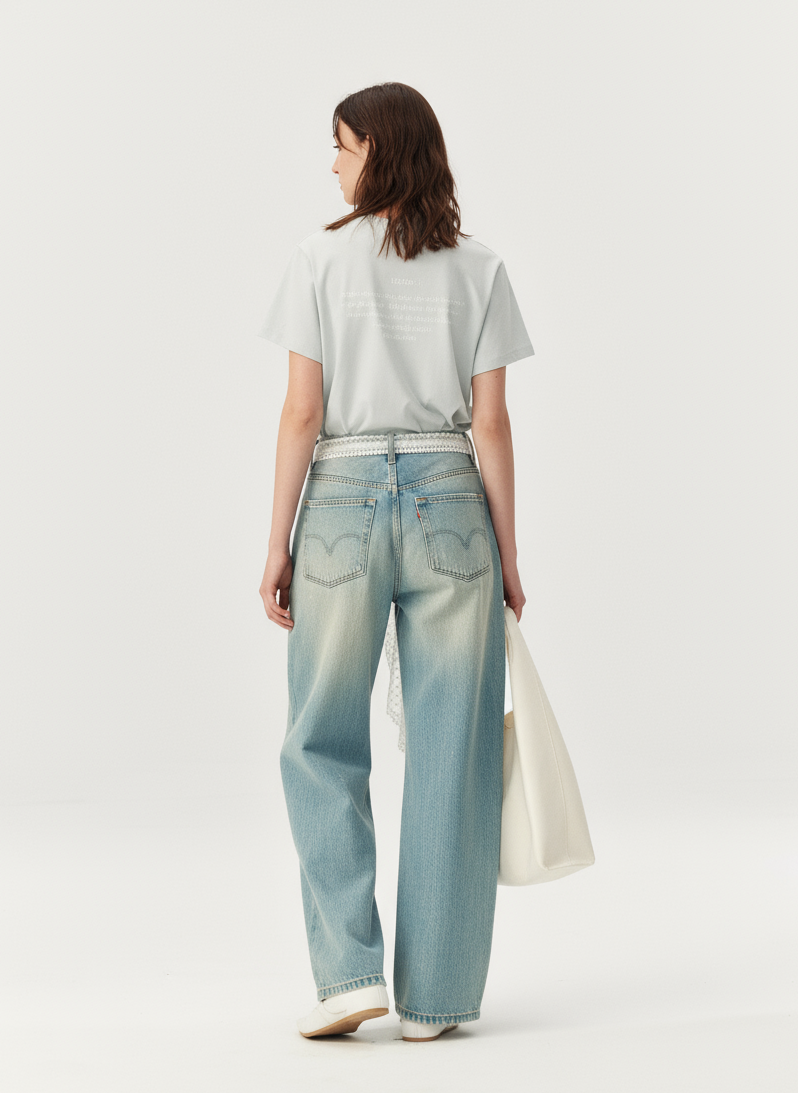 Essential Logo Embroidered Cotton Tee