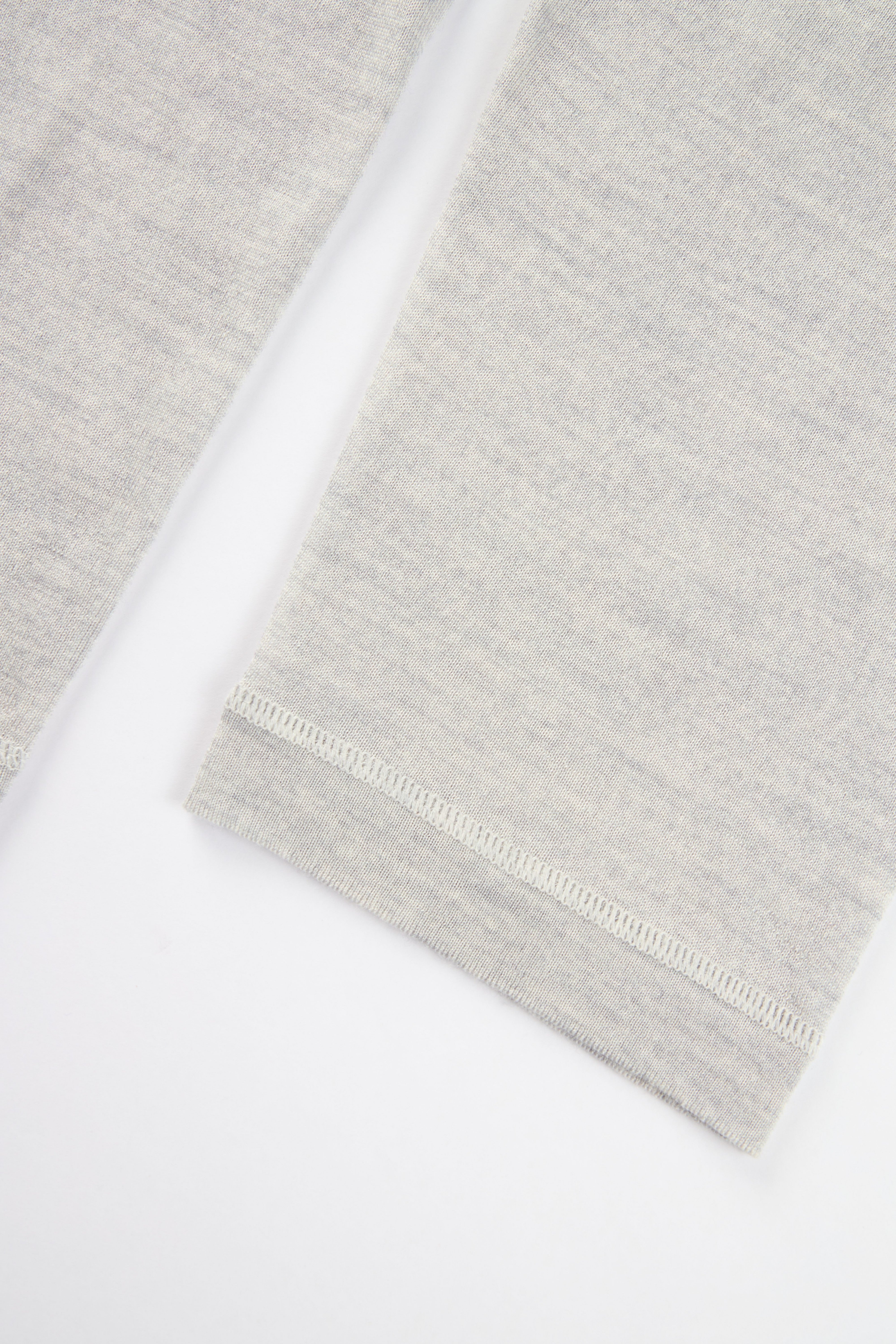 Lightweight Wool-Silk Crewneck Knit Pullover