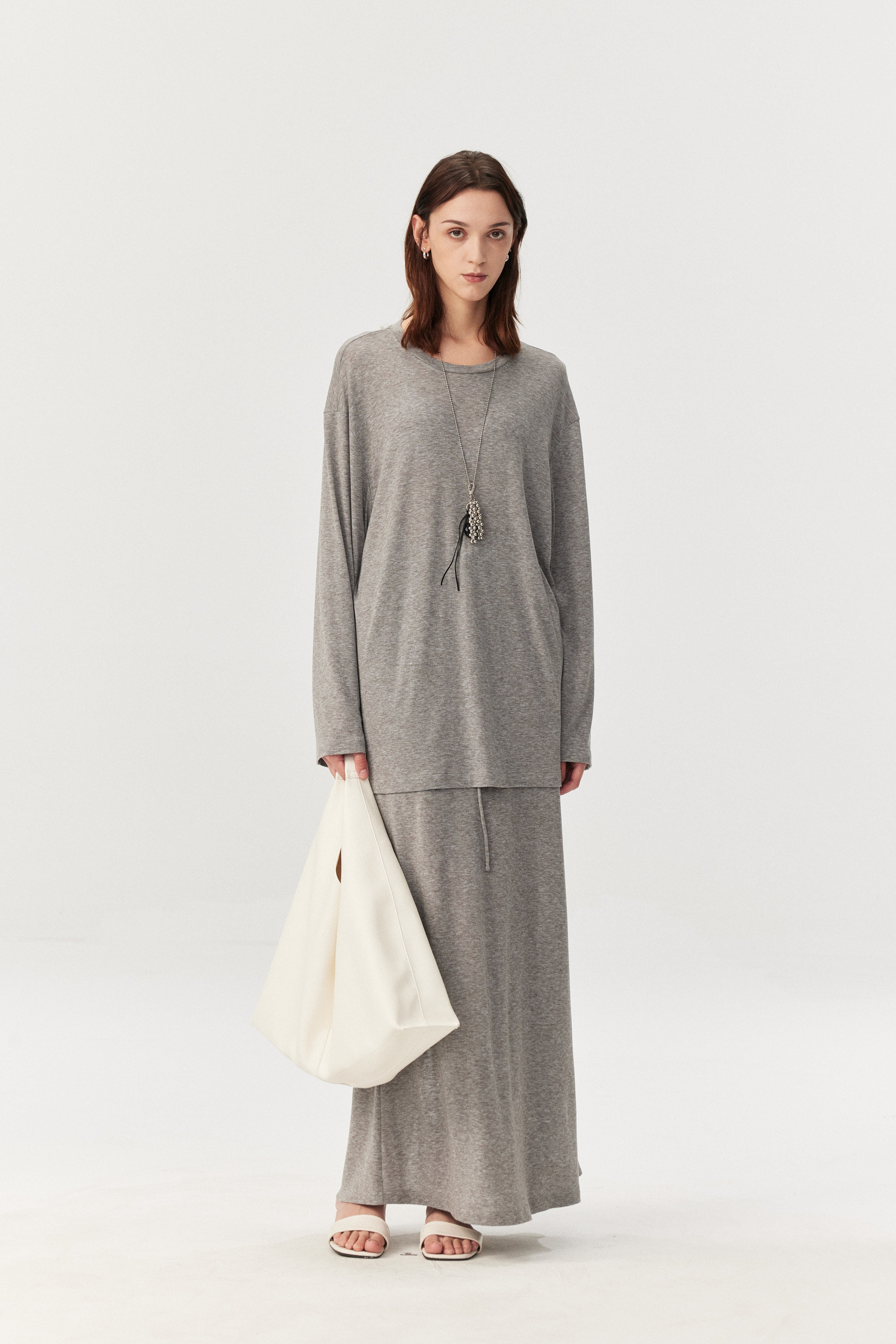 Soft Touch Lyocell Wool Long Sleeve Tee