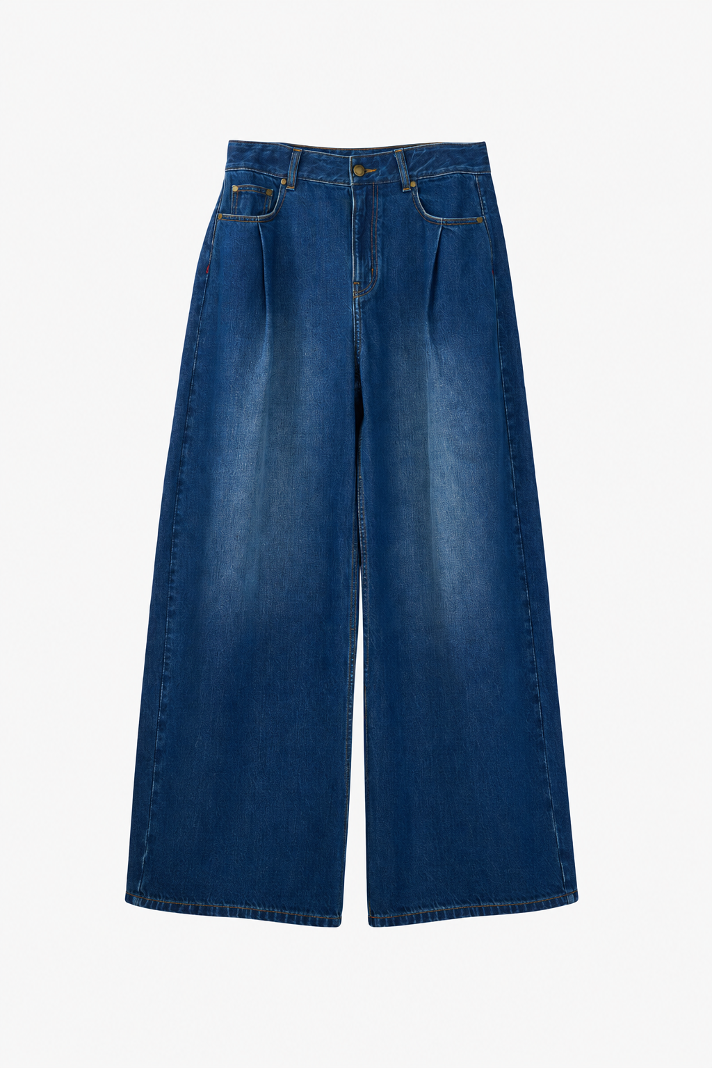 Relaxed Barrel-Leg Jeans