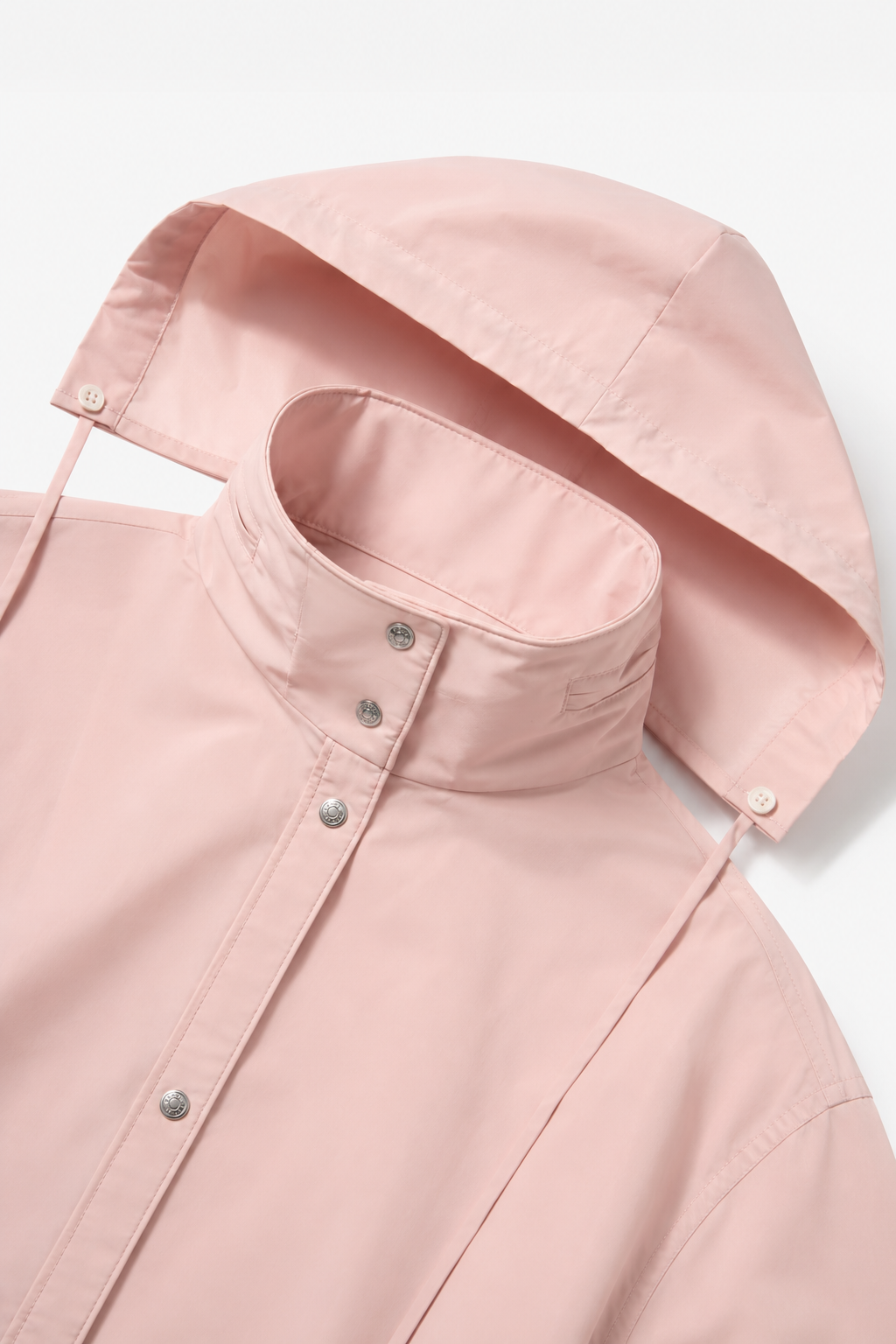 Stand-Collar Blouson Jacket