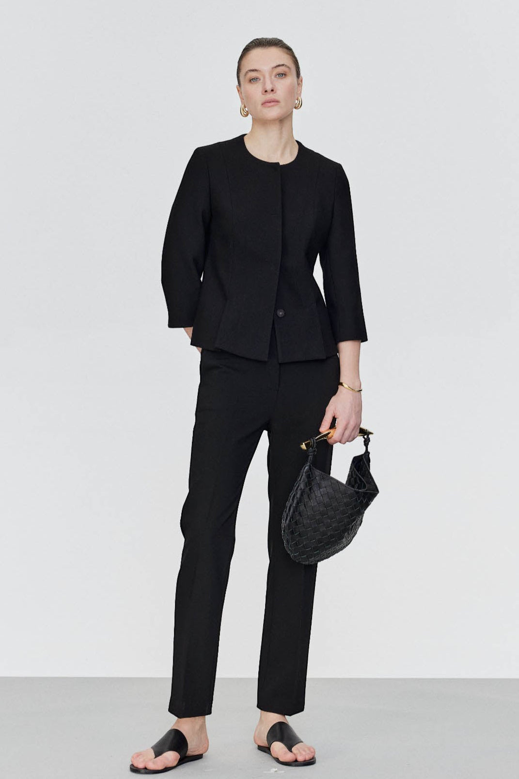 Clean Line Tailored Triacetate Jacket
