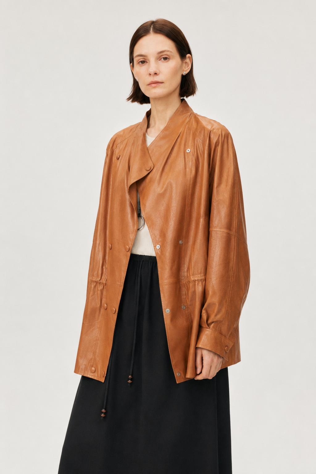 Vegetable-Tanned Featherweight Leather Jacket