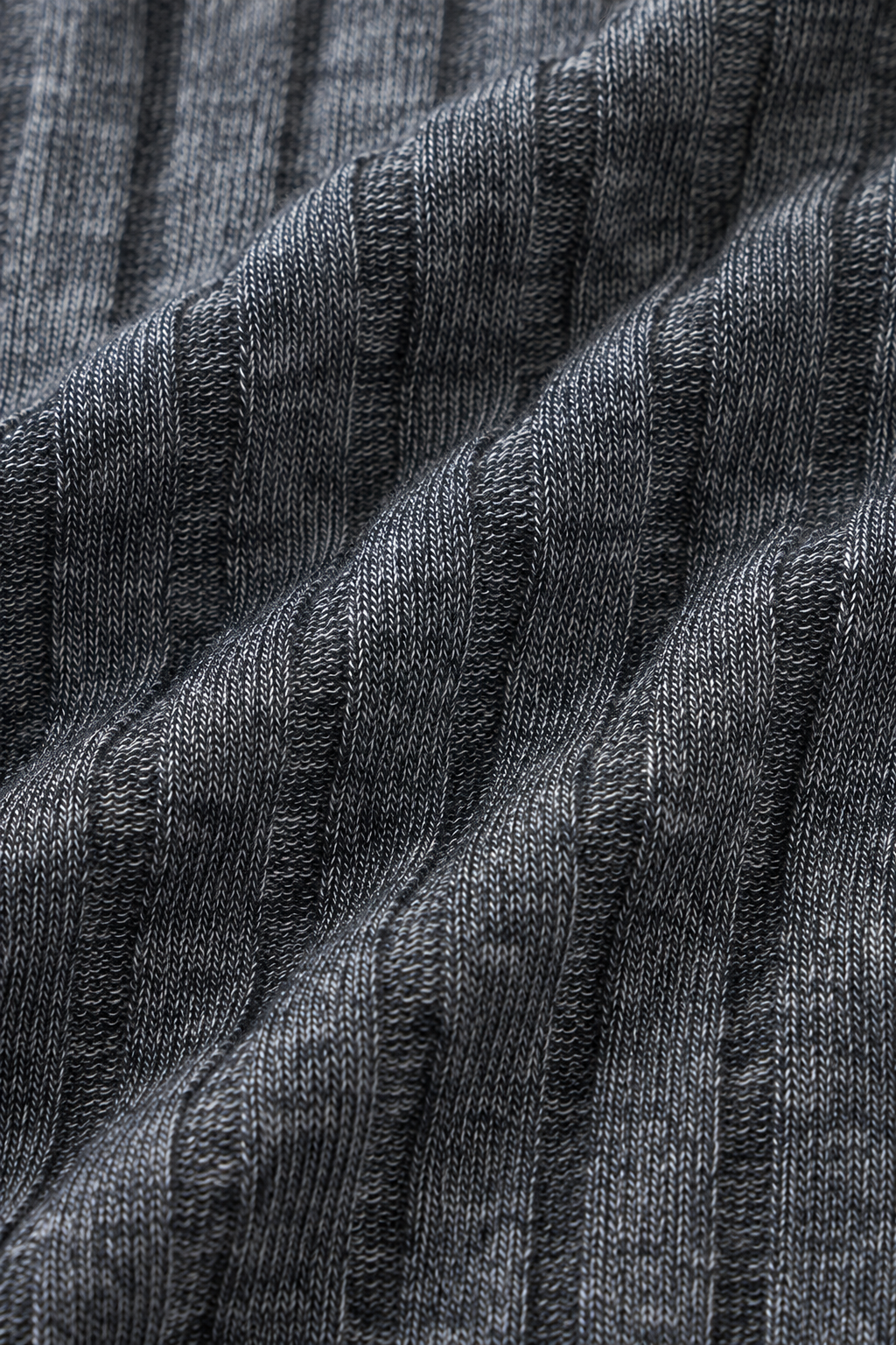 Vertical Texture Wool-Linen Blend Knit Vest