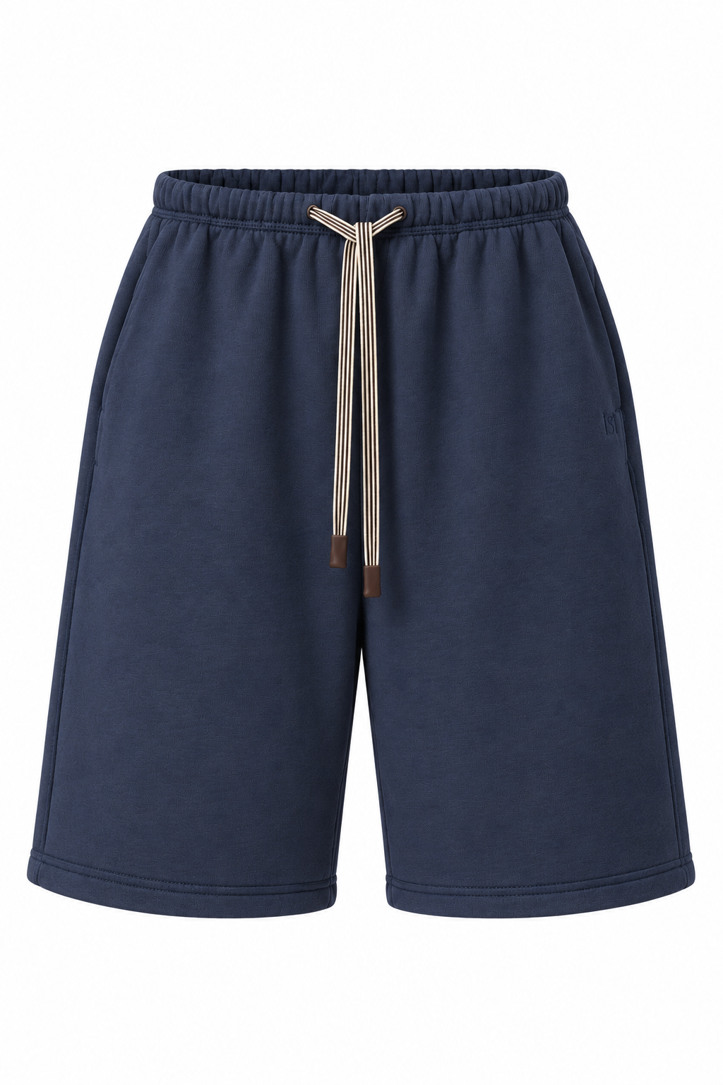 Cotton-blend Drawstring Jogger Shorts