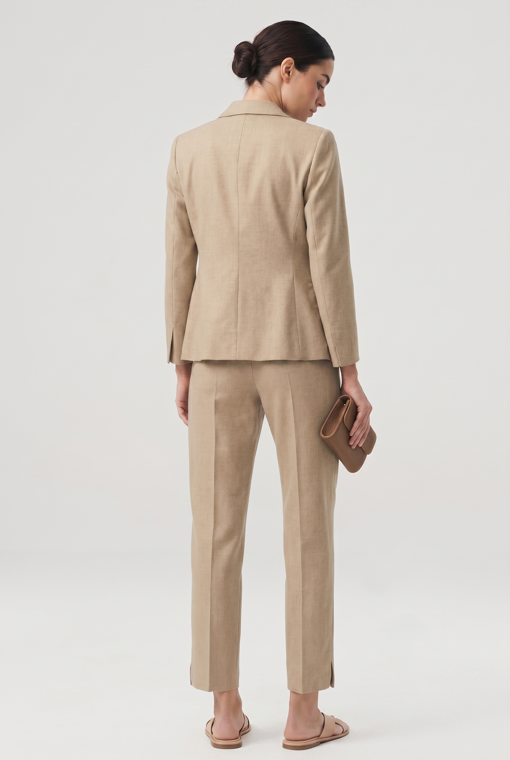 Marzotto Super 110s Prince of Wales Wool Trousers