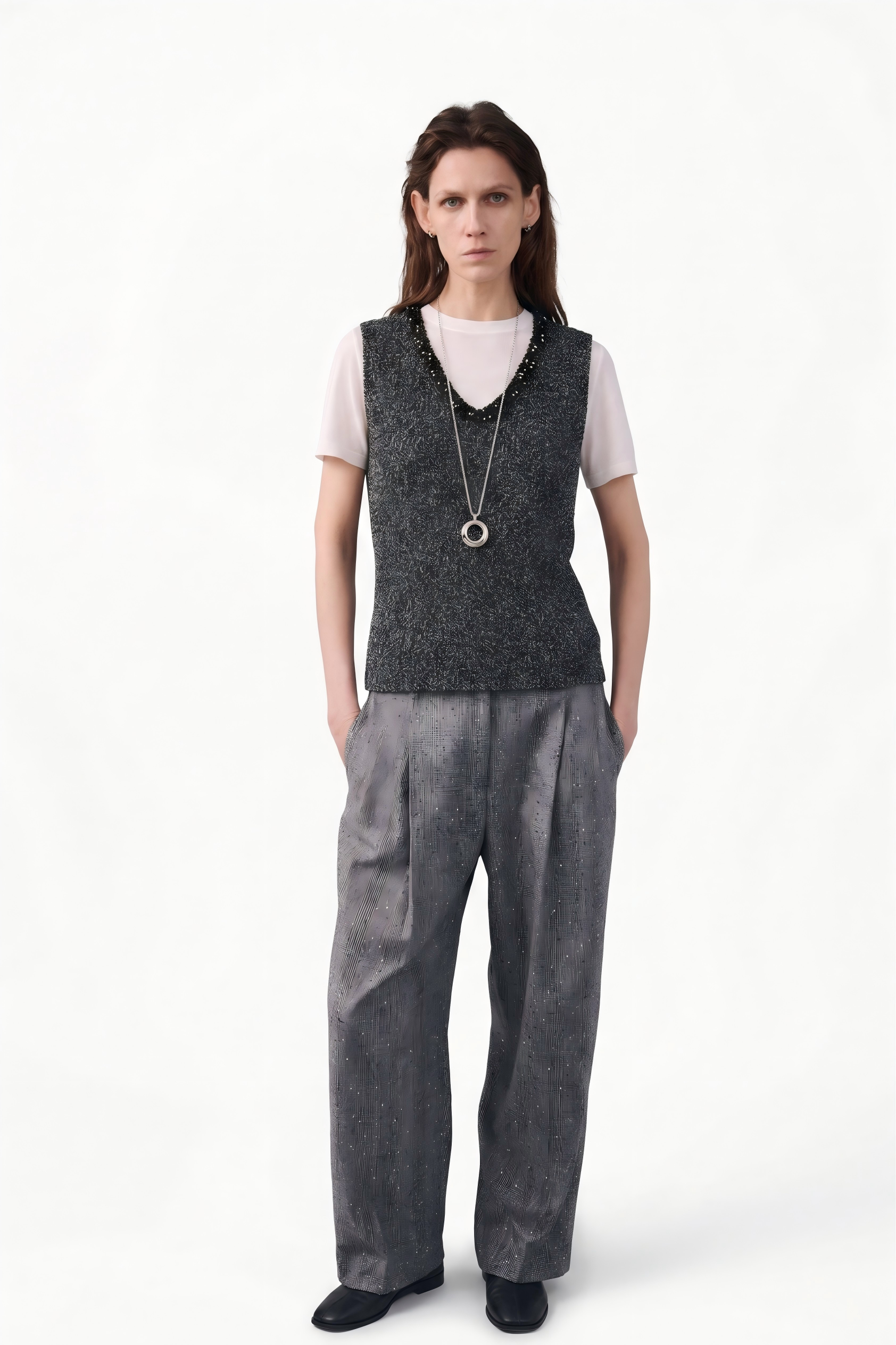 Marius Women's Embellished Knit Vest