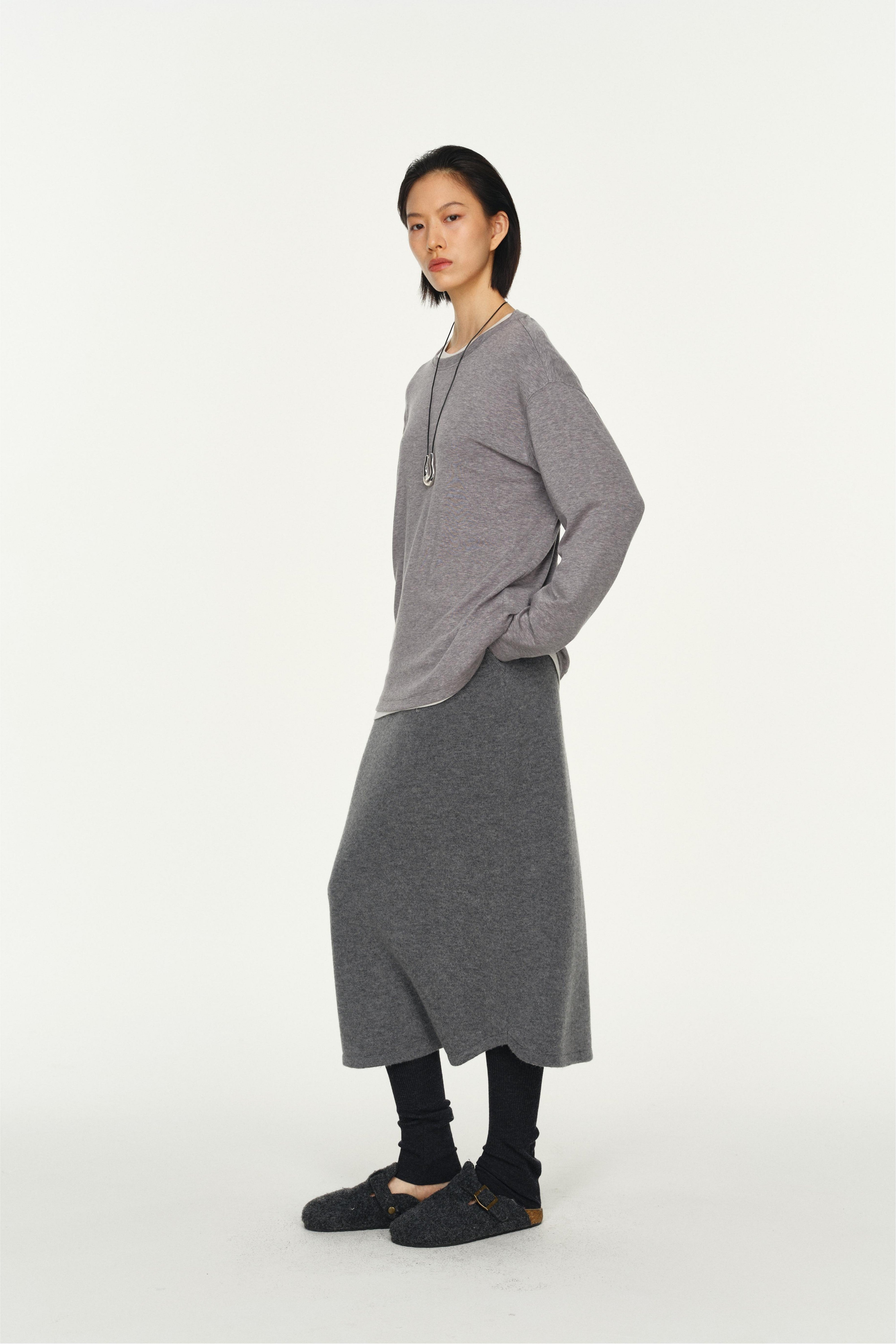 Lightweight Soft-Touch Lyocell-Wool Long Sleeve Base Tee