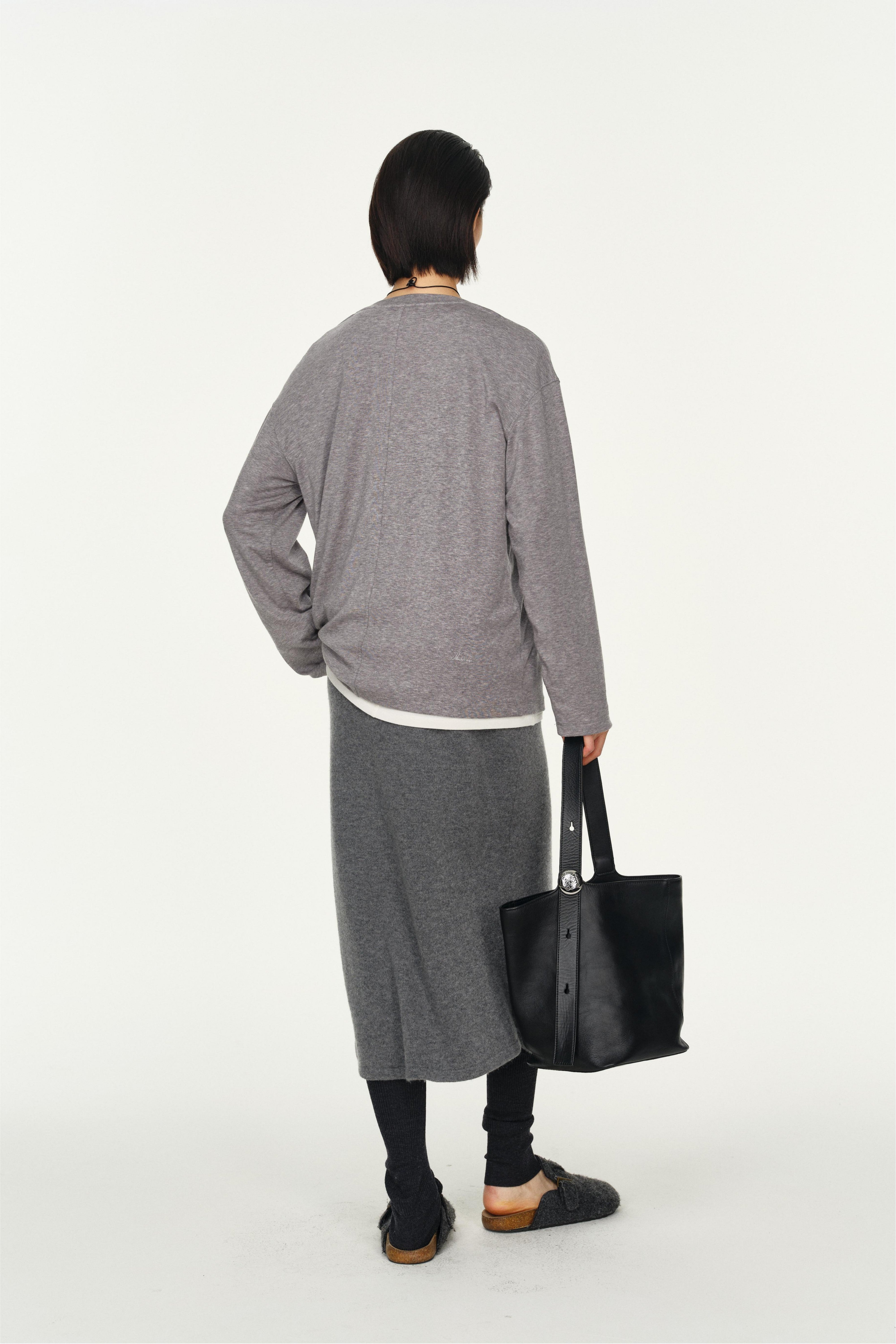 Lightweight Soft-Touch Lyocell-Wool Long Sleeve Base Tee