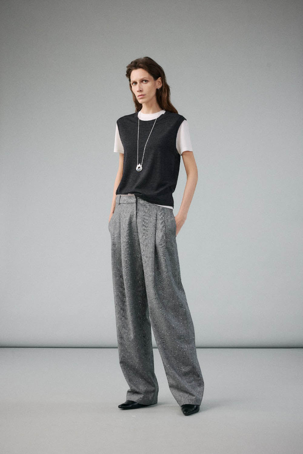 Luxe Merino Layered Knit Vest