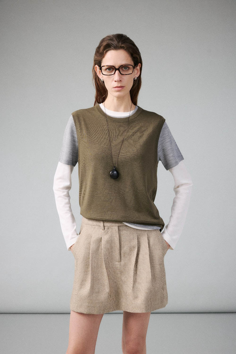 Luxe Merino Layered Knit Vest