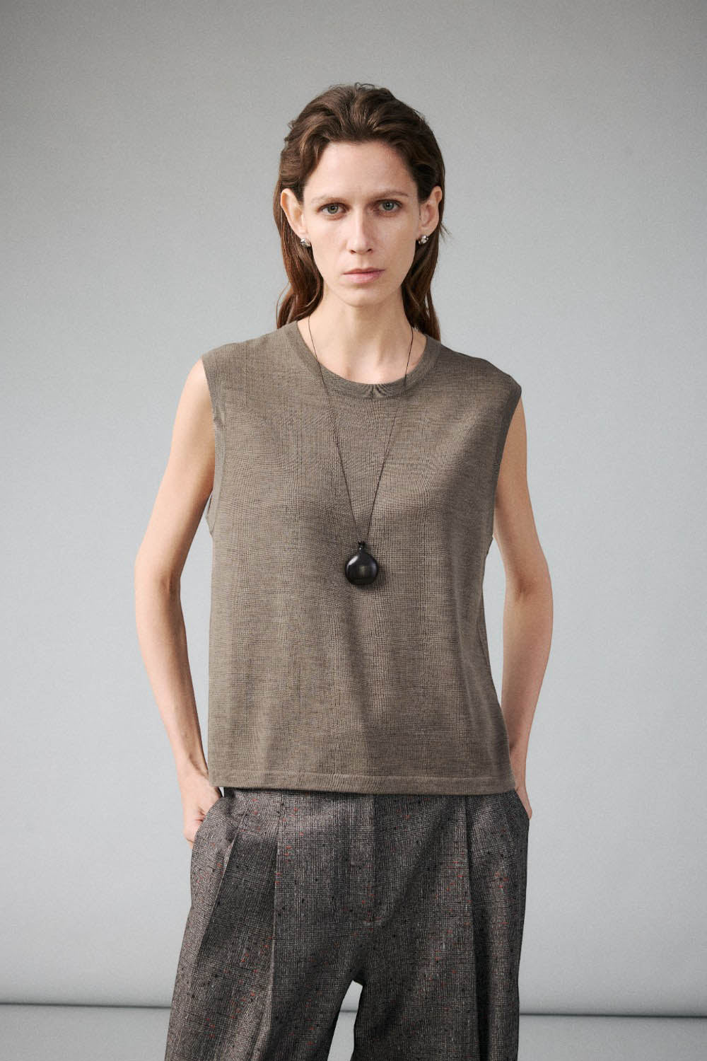 Luxe Merino Layered Knit Vest