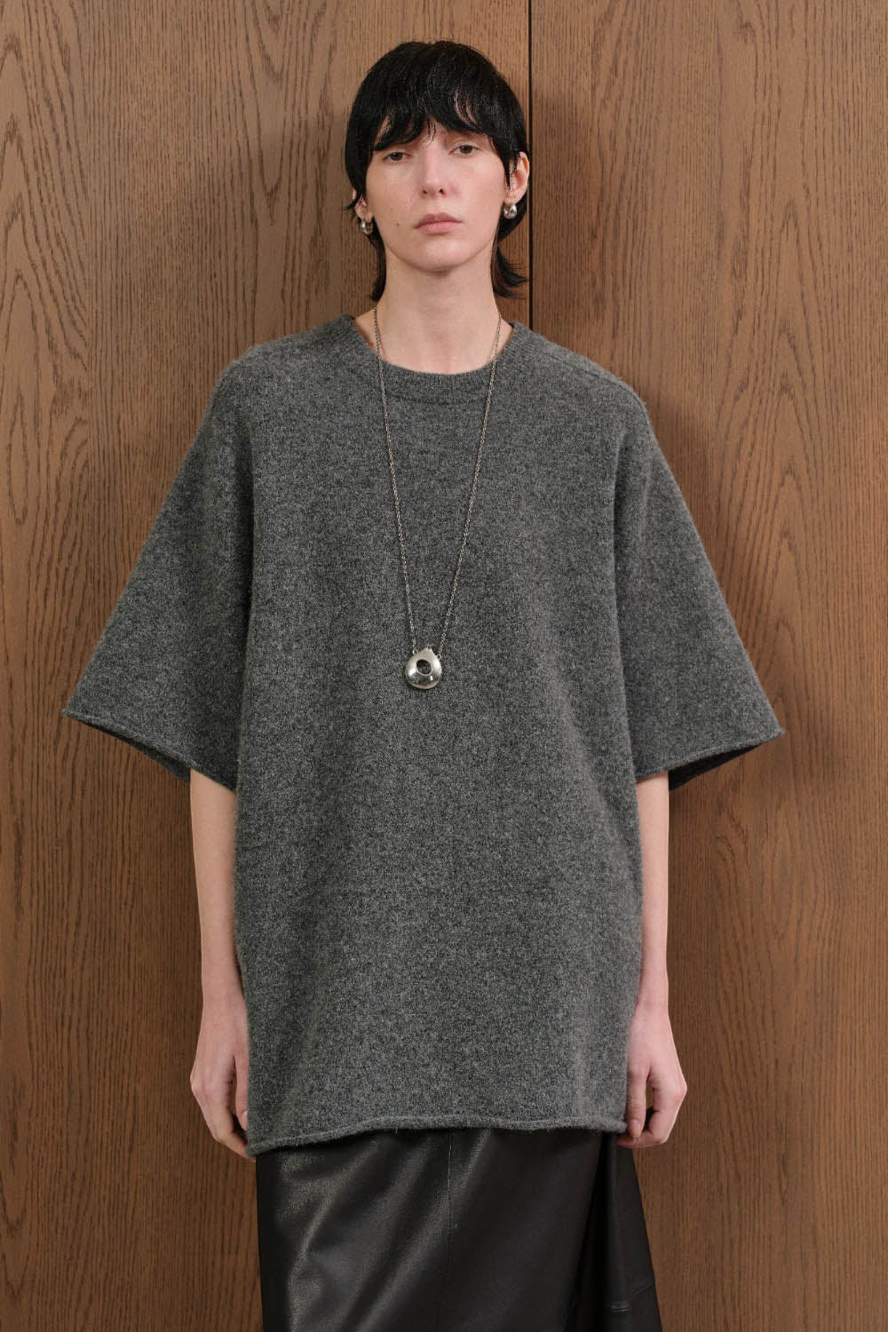 Yak-Wool Blend Oversized Knit Sweater