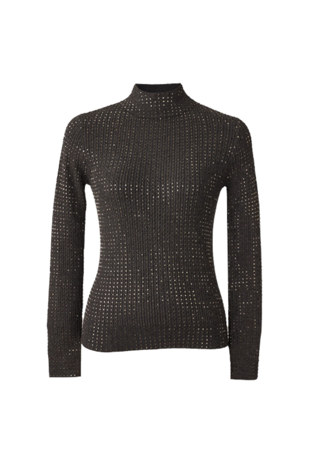 Refined Merino Wool Sculpted Turtleneck Sweater