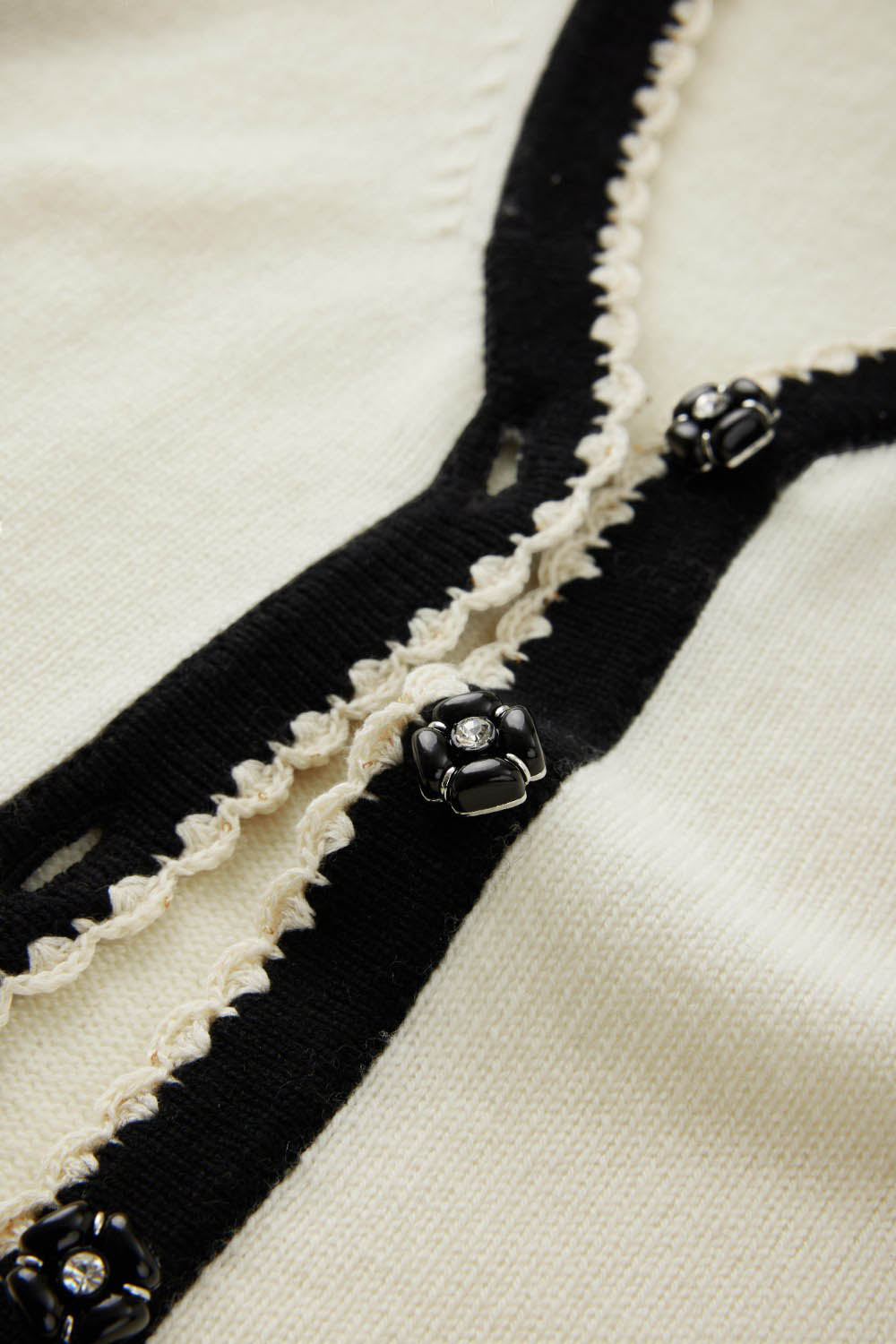 Marius Women's Fuzzy Color-Block French-Inspired Bouclé Vest