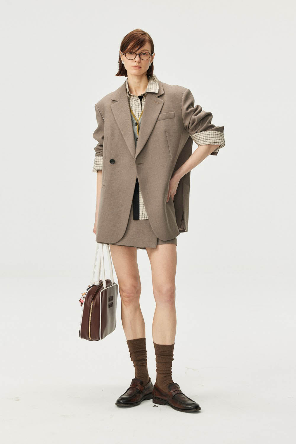 Marius Women's Wide-Shoulder Blazer