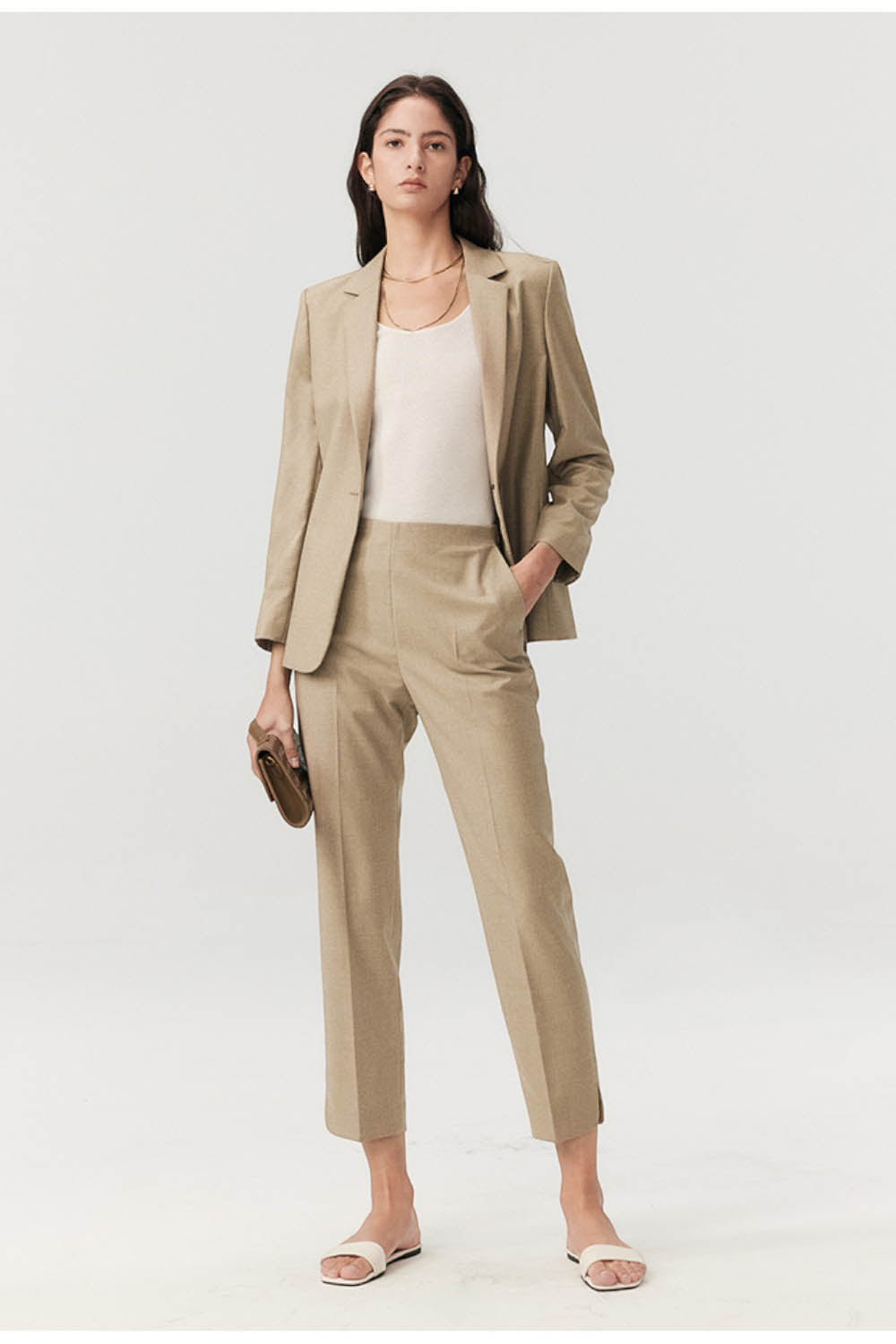 Marius Women's Stretch Flannel Trousers