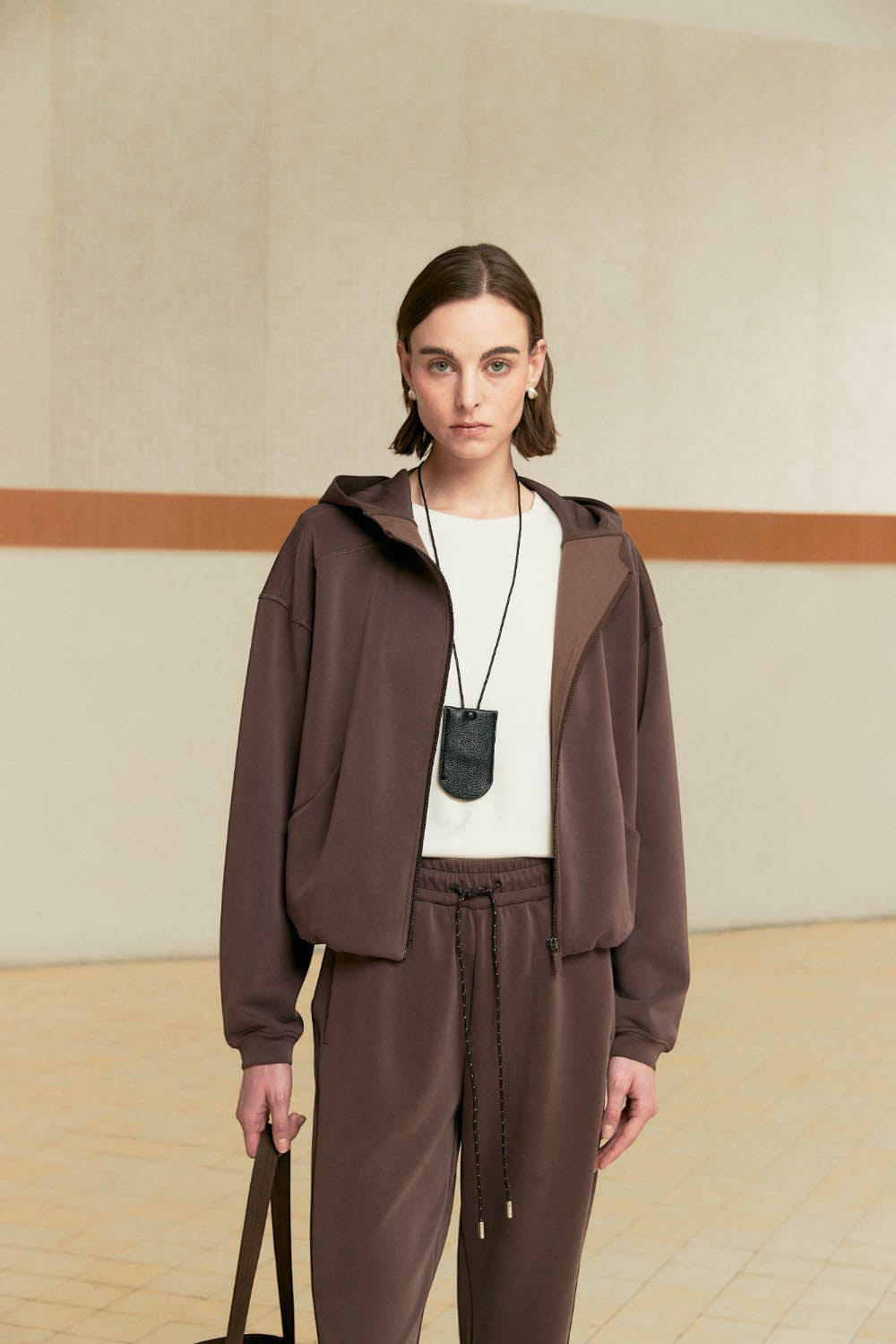 Marius Air-Layer Fluid Raglan Zip Hoodie