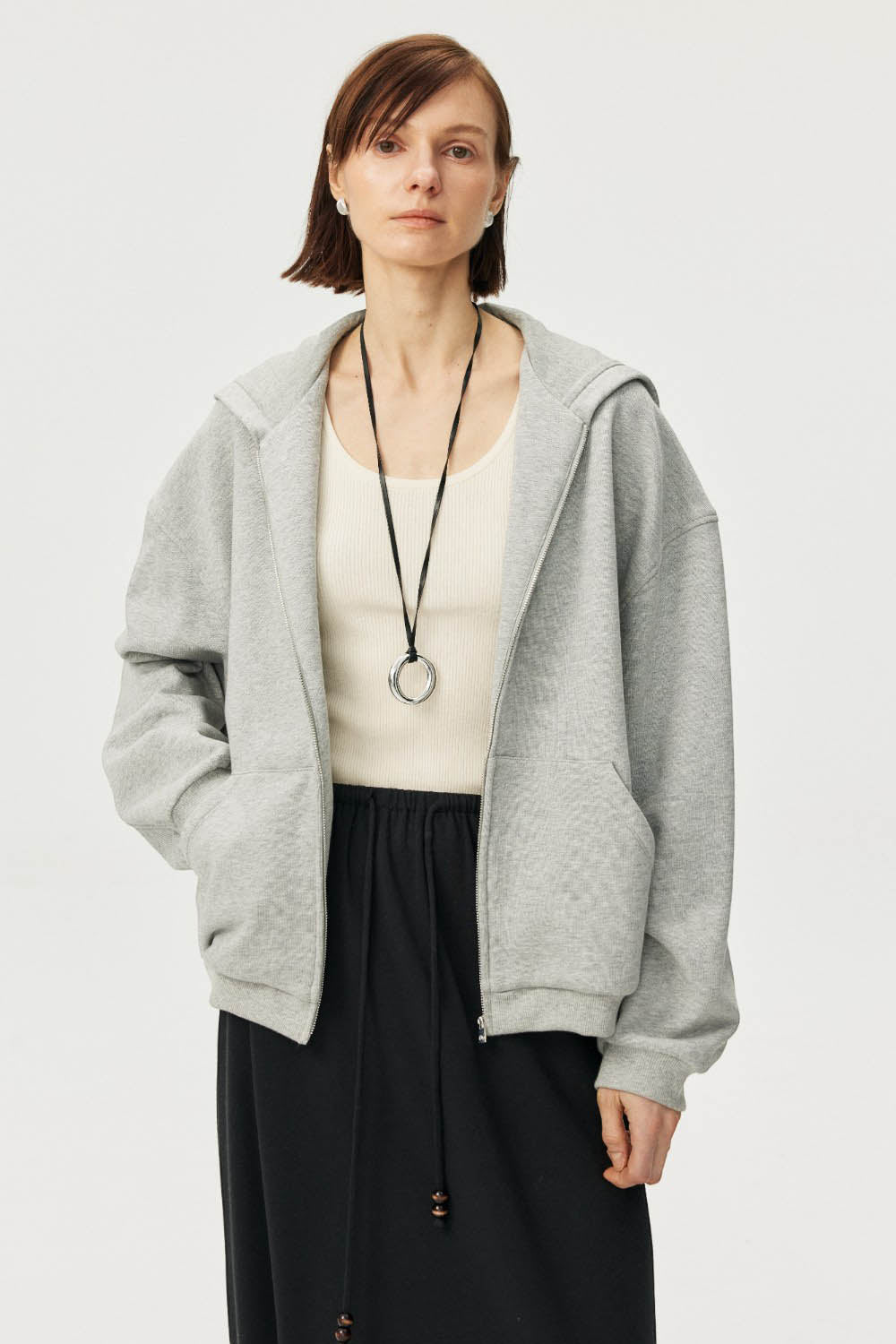 Marius Women's Hooded Cardigan Sweatshirt