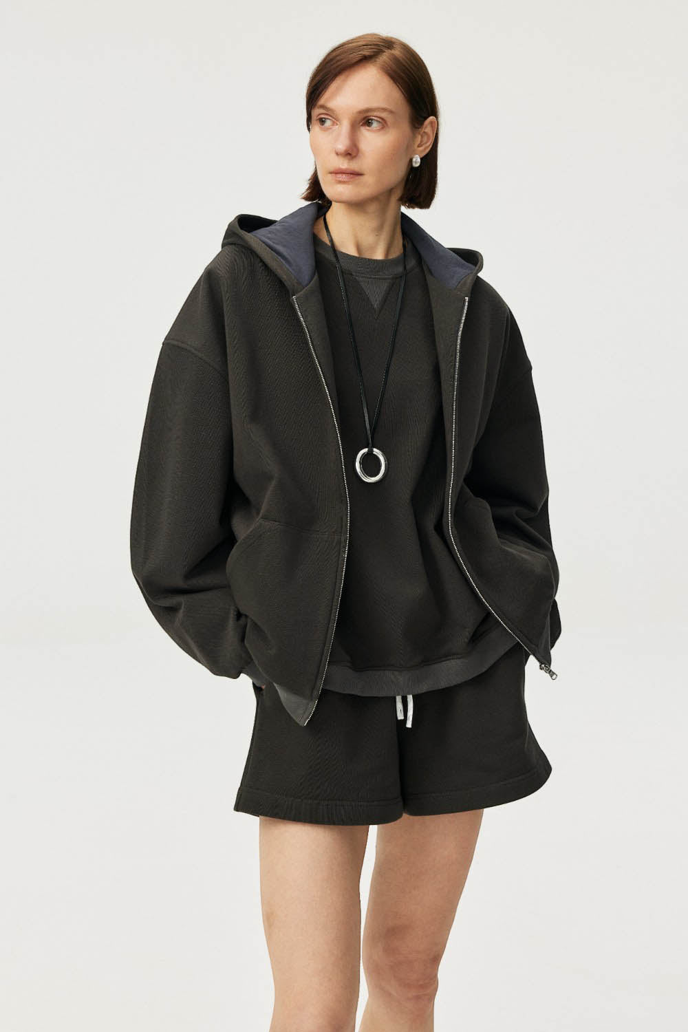 Marius Women's Hooded Cardigan Sweatshirt