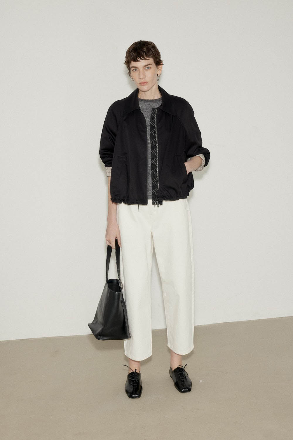 Marius Women's Spring Summer Cropped Cotton Jacket