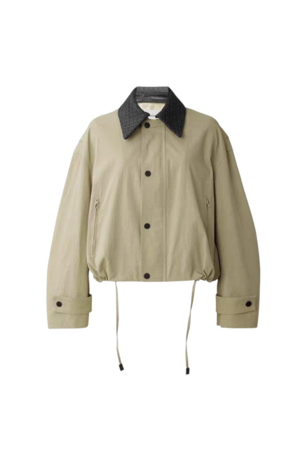 Oversized Balloon-Shaped Trench Jacket