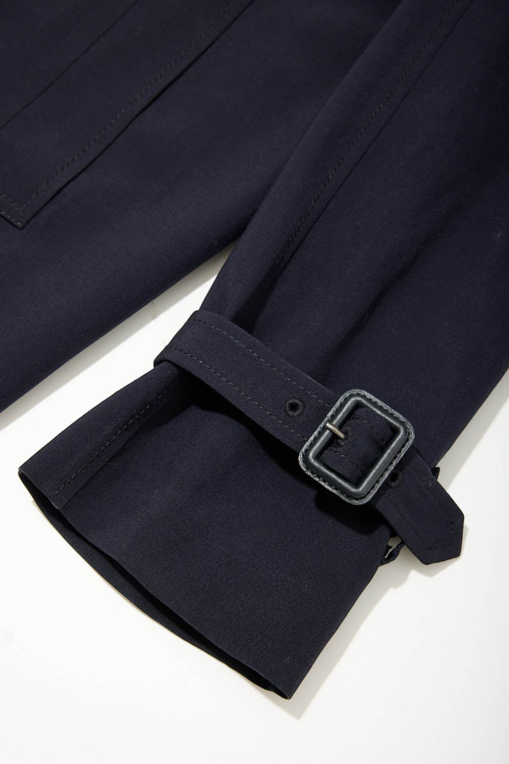 Signature Wool-Mohair Double-Breasted Trench