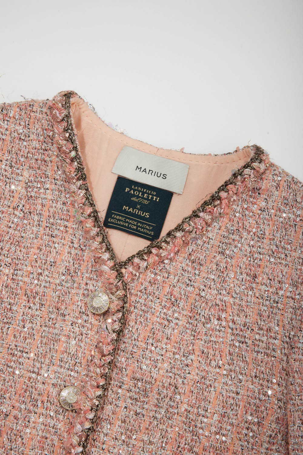 Marius Women's V-Neck Bouclé Jacket