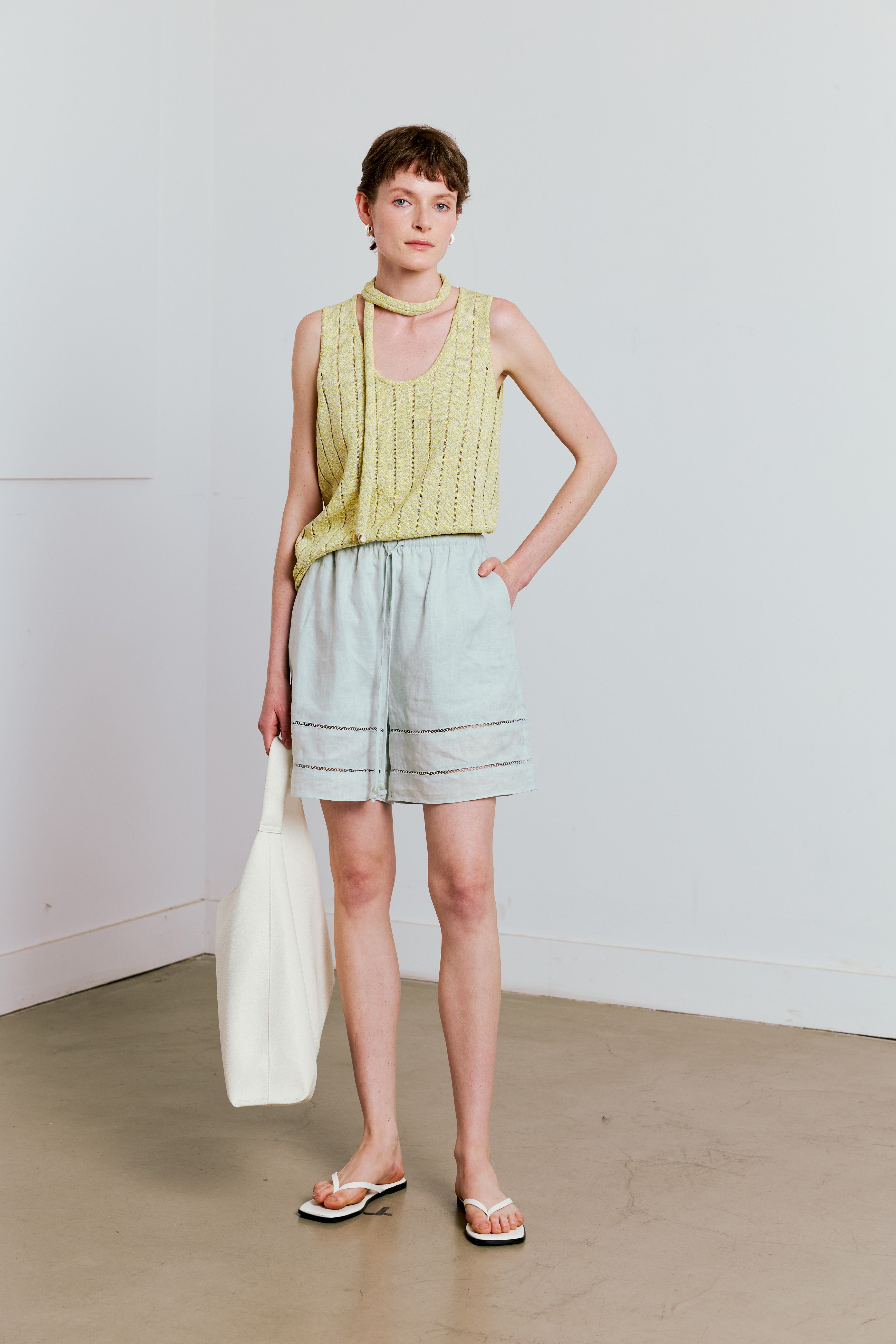 Bohemian Shores Linen Shorts