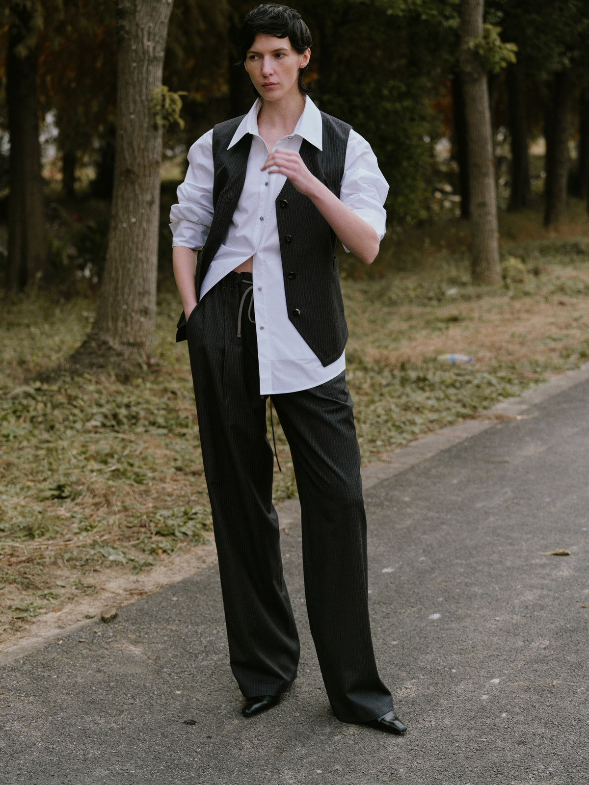 Super 140s Wool Tailored Waistcoat