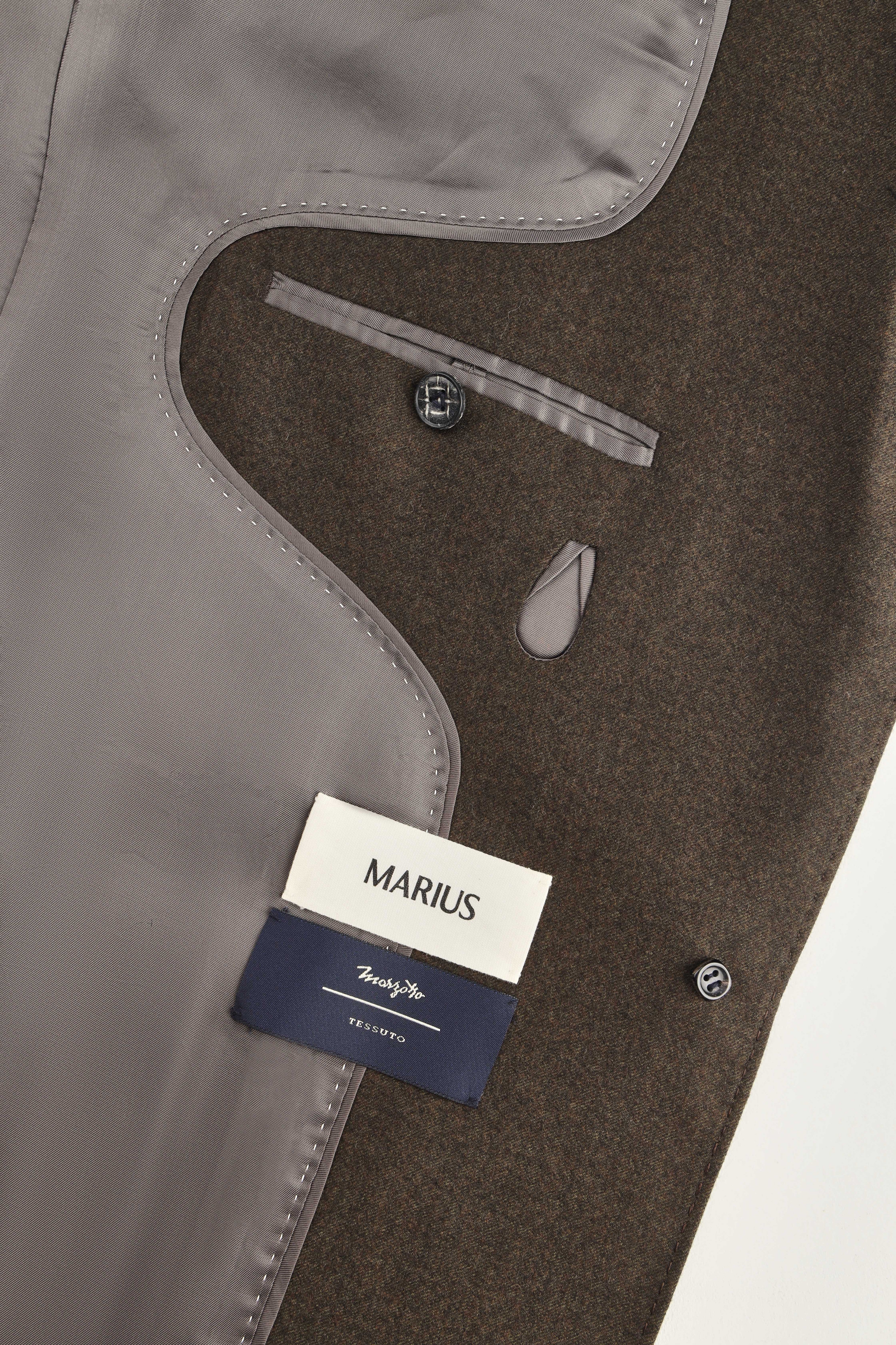 One-Button Relaxed Fit Wool Blazer