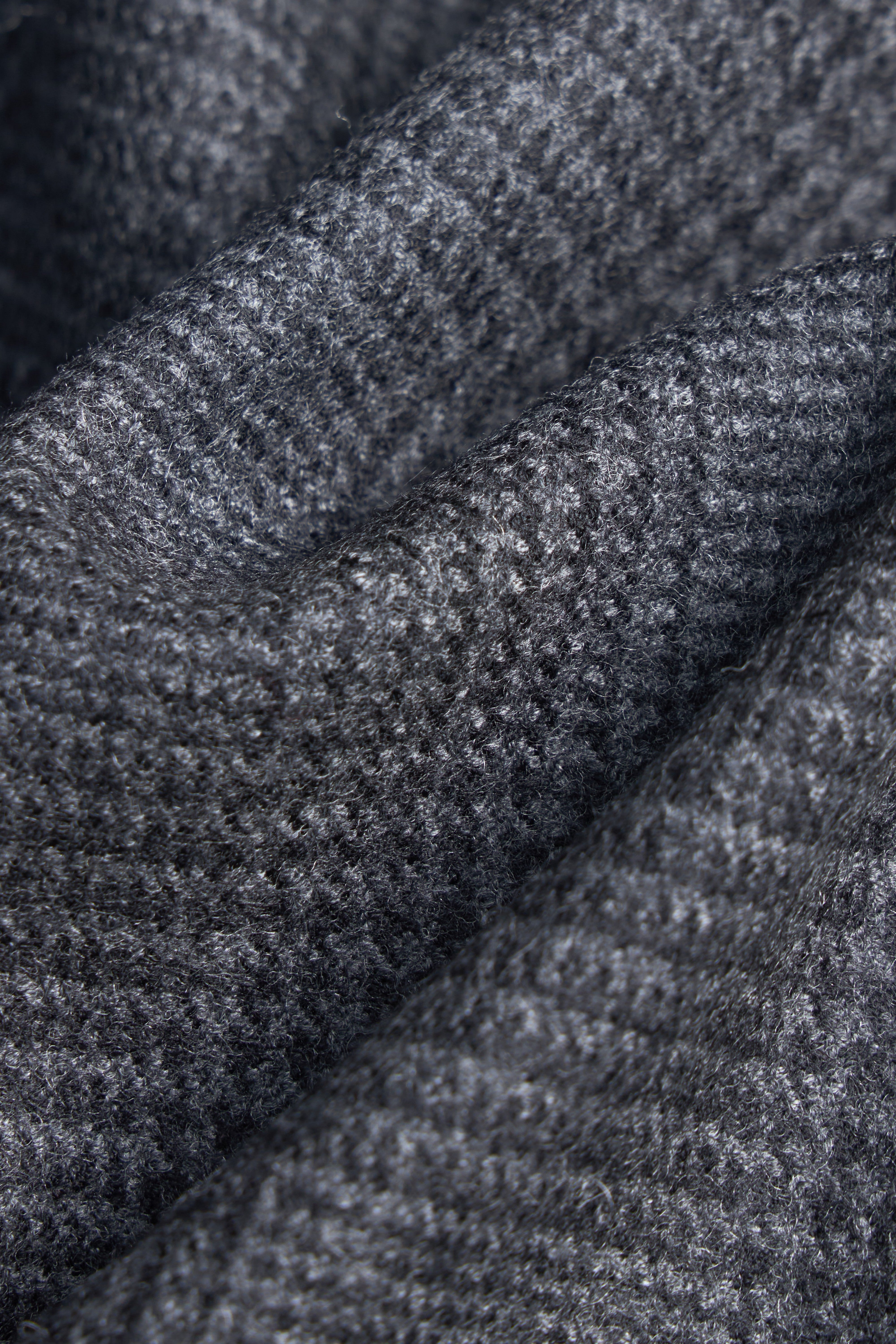 Elastic-Waist Checked Wool Drawstring Wide-Leg Pants