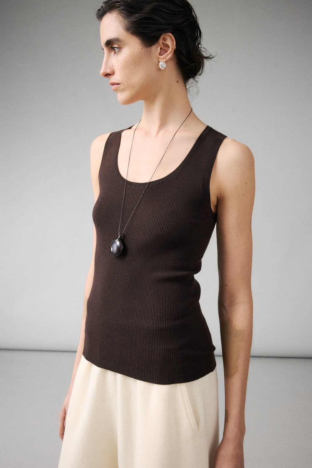 Marius Women's Scoop Neck Knit Vest