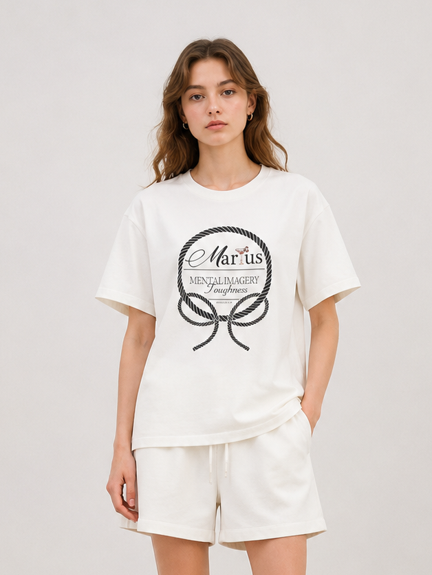 Short Sleeve Logo Swearshirt
