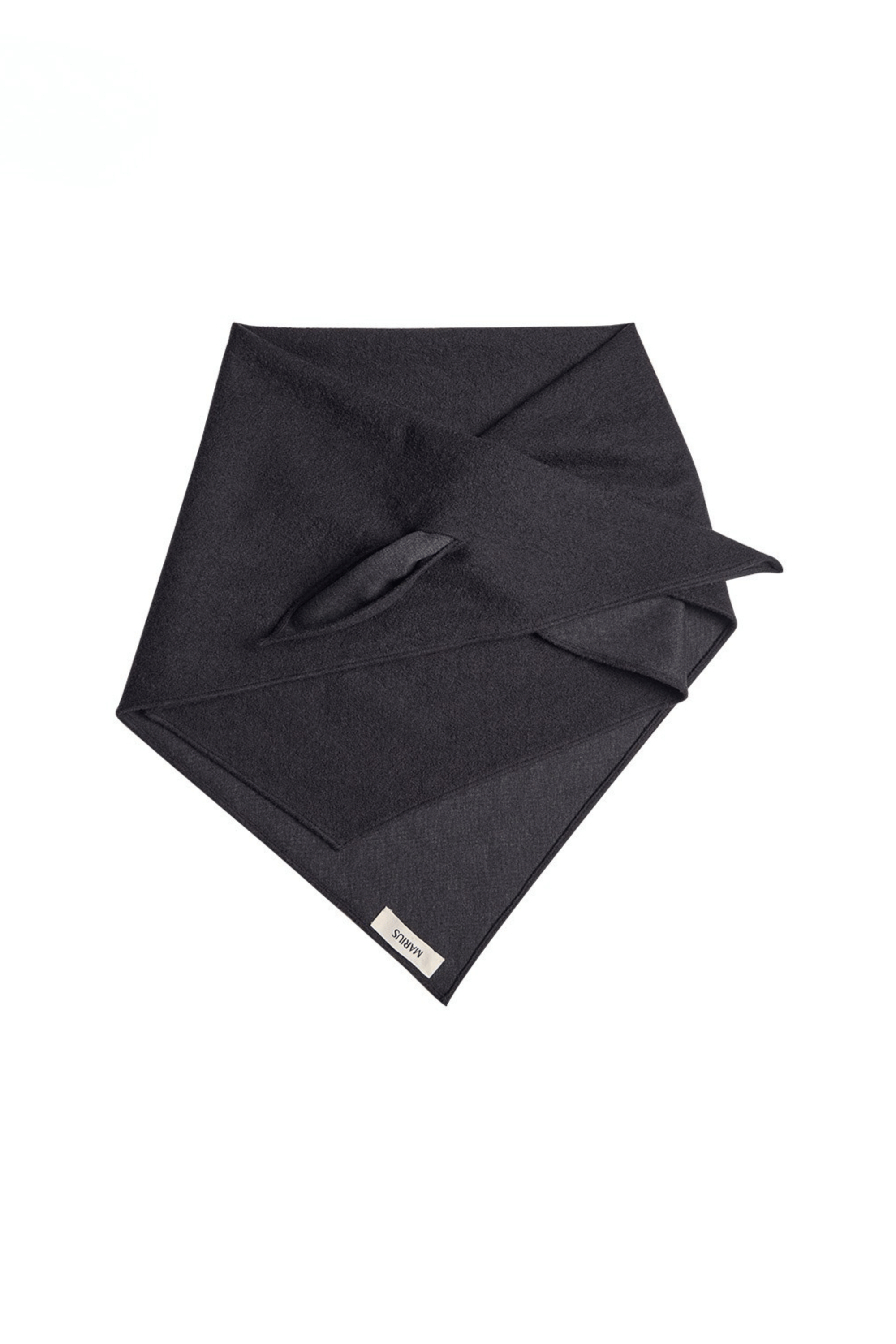 Wool-Blend Triangle Scarf
